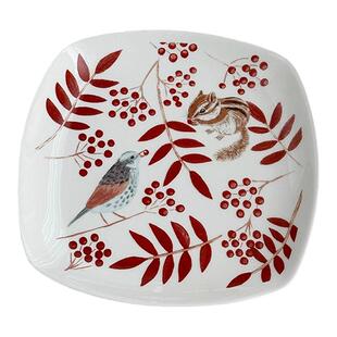 日式陶瓷甜品碟创意小盘子蛋糕碟盘下午茶点心碟子