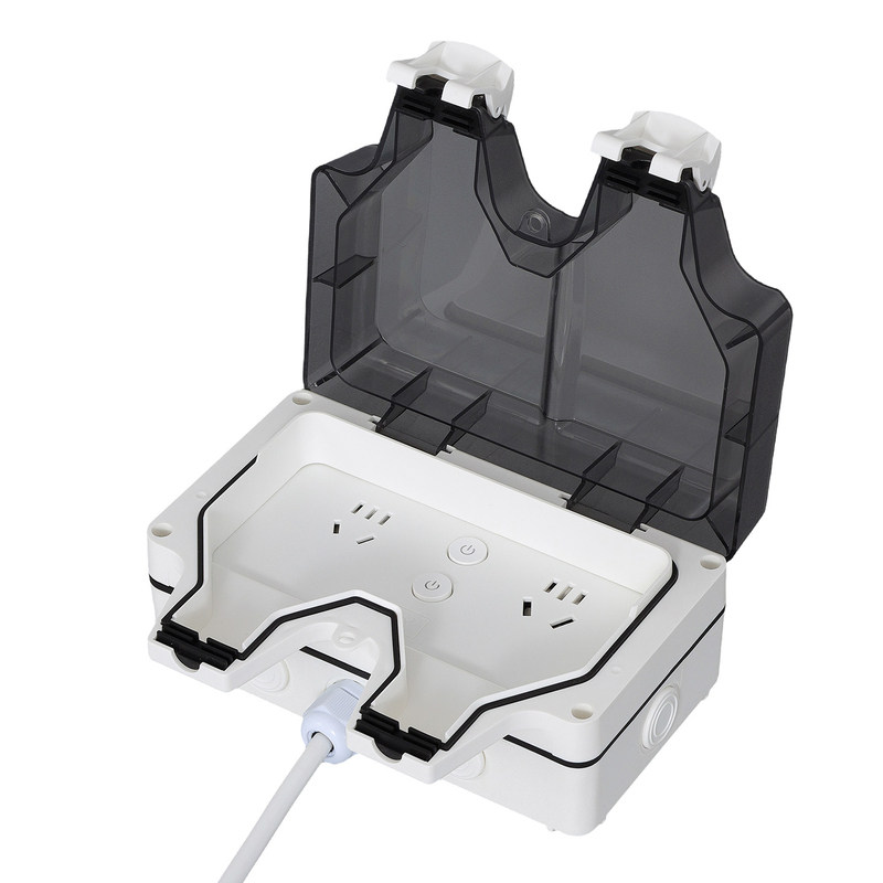 防水防漏电排插 IP66卫生间热水器马桶电热水龙头密封插座10A16A