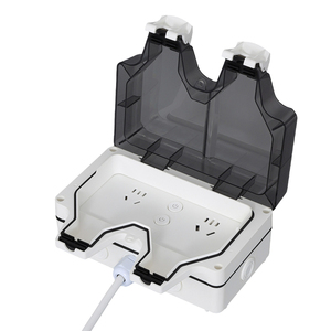 防水防漏电排插 IP66卫生间热水器马桶电热水龙头密封插座10A16A