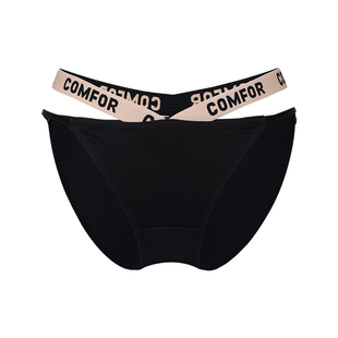 运动辣妹*性感绑带莫代尔内裤无痕纯棉裆三角短裤薄款2025新款女