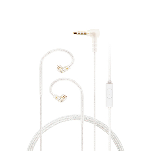 适用于sg01双针耳机线镀银0.78双针DB1DB3魁宝云雀锦瑟香锐可余音