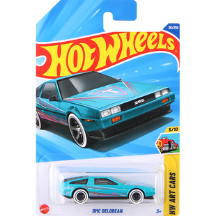 风火轮火辣小跑车仿真合金模型儿童玩具车DMC德劳瑞恩 德罗宁25G