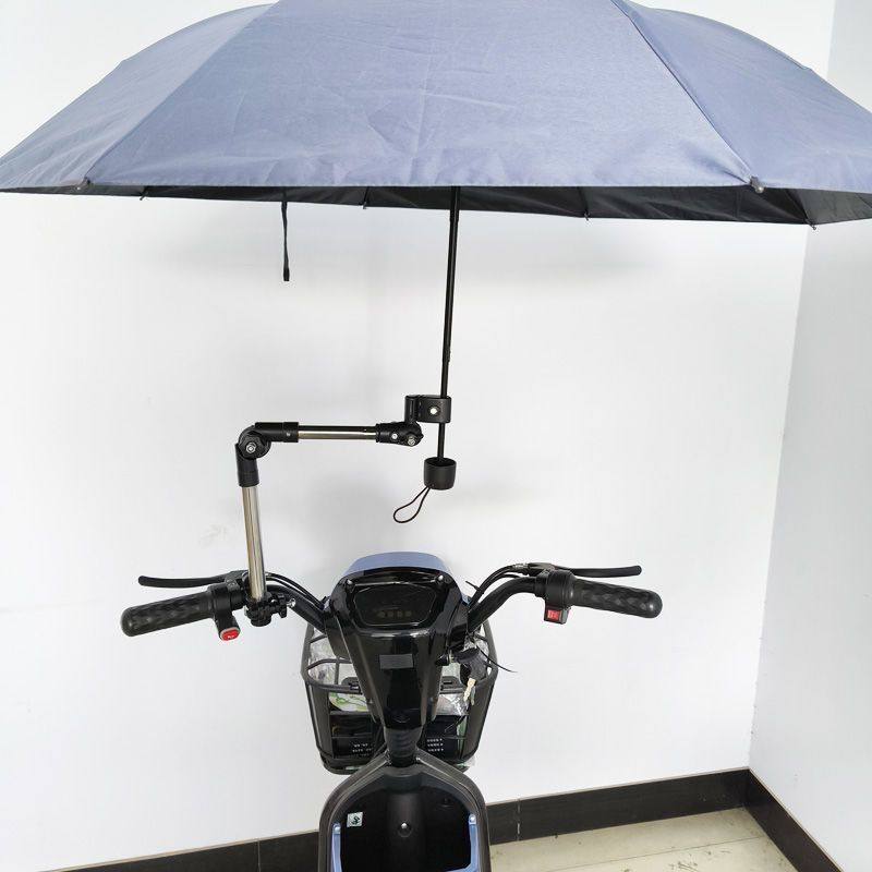 新型电动车雨伞支架电动车撑伞架雨伞支架遮阳伞防雨支架电动车电