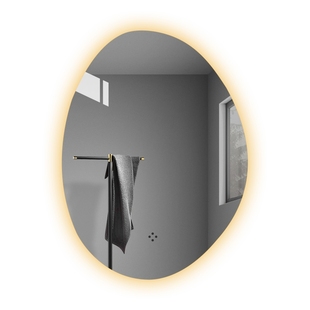 超白玻异形洗手台智能镜子带灯卫生间台盆镜壁挂式厕所除雾浴室镜