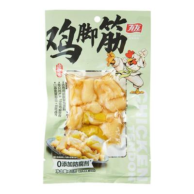 有友盐焗鸡脚筋泡椒解馋零食