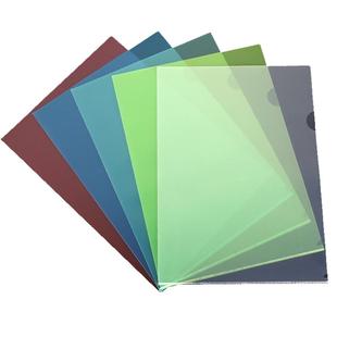 包邮单片夹a4 L型文件夹 A4二页文件套 文件袋透明单页夹简历插页袋塑料办公用品资料夹文件收纳保护套大批发