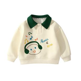 宝宝卫衣秋装男童上衣早秋女童外套春秋婴儿衣服幼儿T恤打底潮服