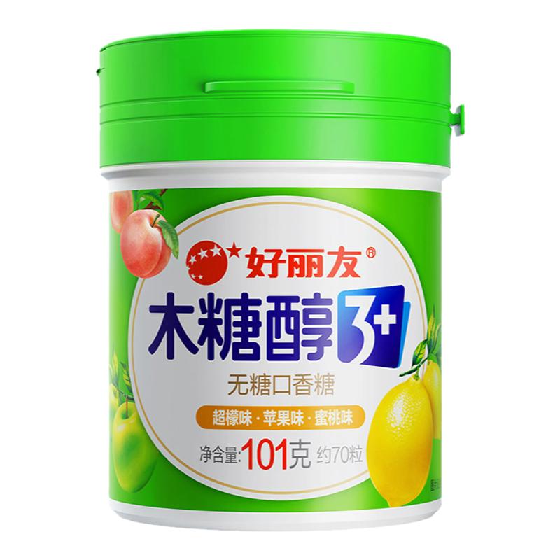 好丽友木糖醇口香糖无糖瓶装