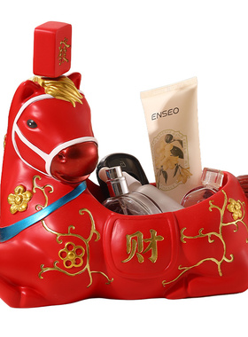 马上发财入户玄关钥匙收纳摆件