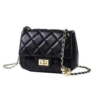 小香风包包女2026新款洋气高级感时尚小金球菱格链条包单肩斜挎包