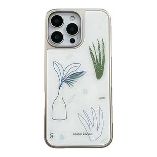 EshuRohe原创插花北欧ins风艺术治愈手机壳新款苹果iPhone16pro高级感小众15plus银框14pro12防摔13磁吸17