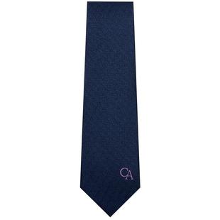 【桑蚕丝】恺米切真丝领带  商务休闲蓝色提花箭头型全衬领带男