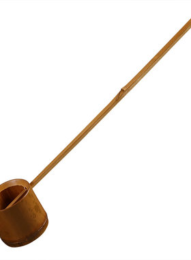 茶道日式风竹制零配分茶勺