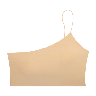 单肩吊带抹胸带胸垫女无痕冰丝