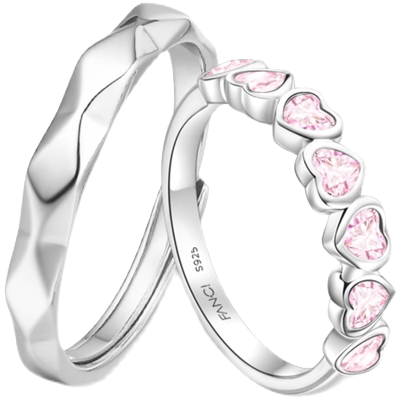 Fanci范琦情侣纯银简约生日礼物