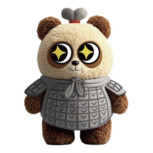 THISARMY兵马总动员西安文创正品毛绒兵马俑玩偶俑气团可爱挂件