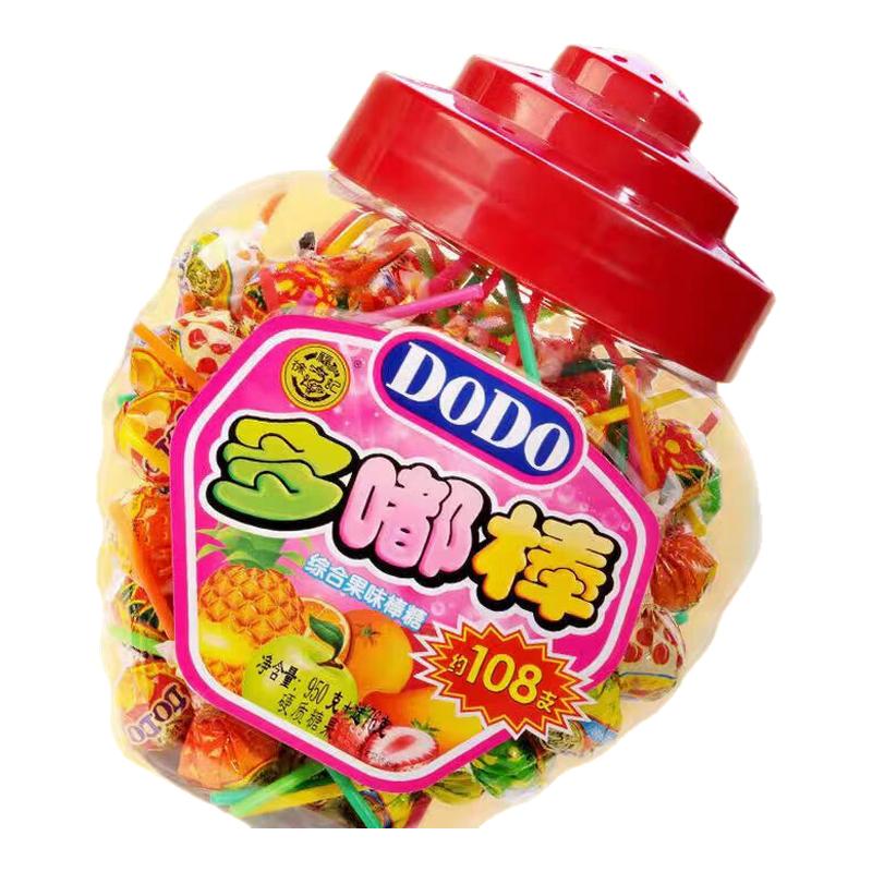 徐福记DODO综合果味棒棒糖1.02kg