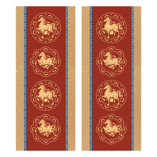 锦记大徽堂26年马年新款挥春宣纸对联纸半生半熟空白手写小尺寸对联宣纸蜡染微喷复古国风四言春联书法作品纸