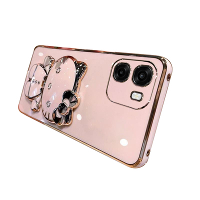 适用OPPOA6s/A6k带镜子支架猫壳