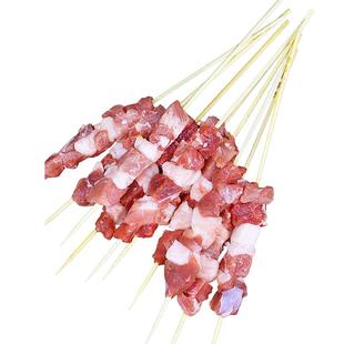 边塞风盐池滩羊清真食材羊肉串新鲜现切家庭户外烧烤半成品