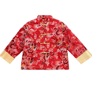 男童唐装秋冬女童汉服新中式国风帅气新年服晚会礼服儿童拜年服