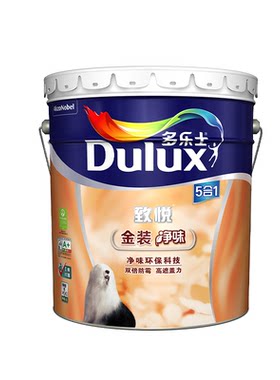 多乐士乳胶漆致悦金装净味五合一室内家用油漆涂料墙面漆内墙漆