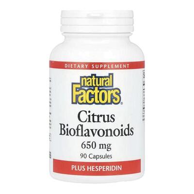 NaturalFactors柑橘生物类黄酮+橙皮苷胶囊关节机体抵御健康帮助