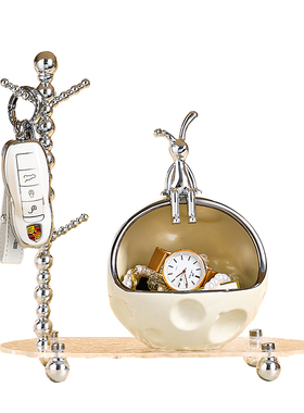 轲瑟轻奢玄关收纳摆件