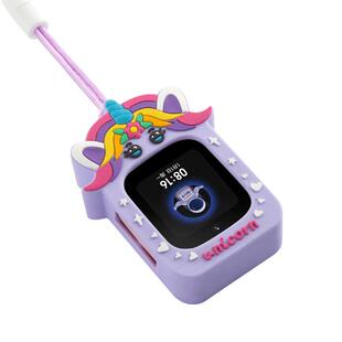 适用米兔儿童电话手表7/7x表带2S/4c/5c/6c//U1挂脖套6/6x配件挂绳小米卡通保护套通用4x/5x外壳表套挂脖子