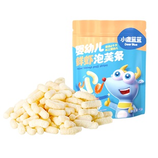 小鹿蓝蓝儿童泡芙条3袋组合装 6个月+婴幼儿手指泡芙饼干零食