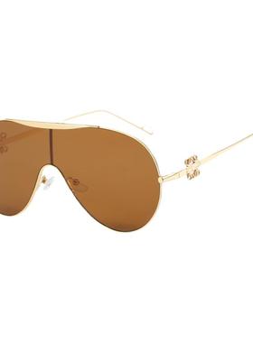 遮阳大框连体欧美ins风男女墨镜