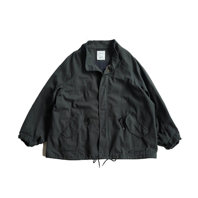 市井蓝染古法泥染手工破坏风衣