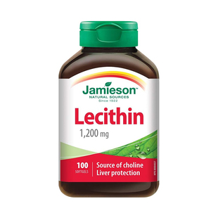 Jamieson卵磷脂1200mg 100粒软胶囊加拿大 Lecithin 成人中老年人