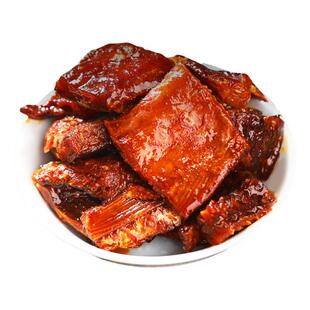 创奇湘辣鱼尾鱼块湖南特产小吃香辣即食腊鱼排办公休闲零食