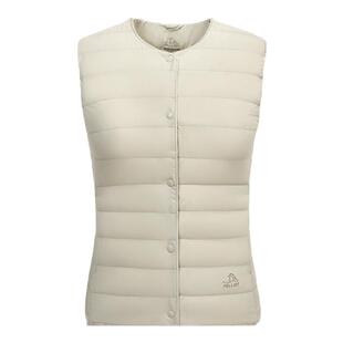 伯希和户外800蓬羽绒马甲女2025新款轻薄登山运动防风排骨羽绒服