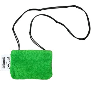 新款羊羔绒斜挎包简约可爱小包ins毛绒单肩包绿色百搭迷你手拎包