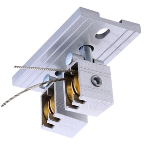 升降晾衣架配件滑轮转角器手摇晒衣架老式手动阳台晾衣杆万向铜轮