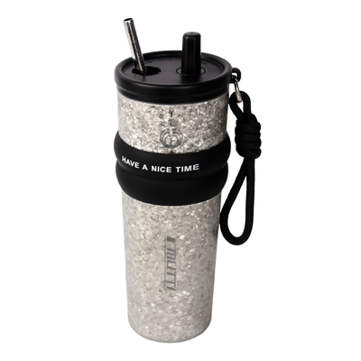 纯钛保温杯大容量自带吸管礼盒