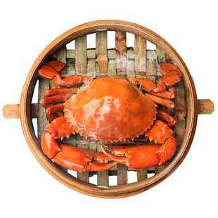 5两-1斤/只北京闪送青蟹鲜活海蟹大红膏蟹满黄母螃蟹海鲜肉蟹现货