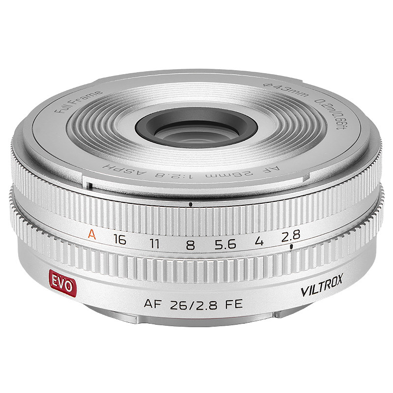 【银色灰色】唯卓仕26mmF2.8EVO
