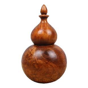 红木牙签盒家用高档创意牙签筒花梨木整木实木可爱葫芦蘑菇牙签罐