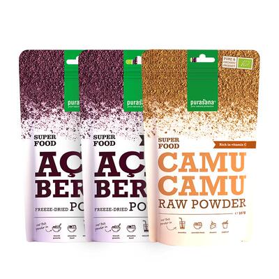 Purasana巴西莓*2+卡姆果组合
