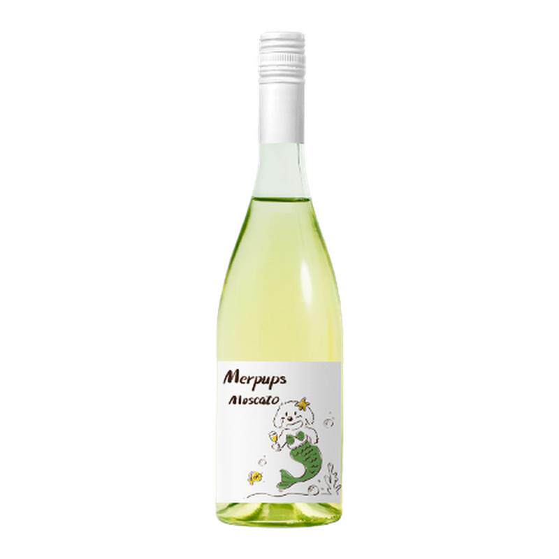 人鱼狗莫斯卡托甜白起泡葡萄酒