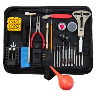 修表工具包 组合套装 截表带开后盖换电池机械表手表维修清洁保养