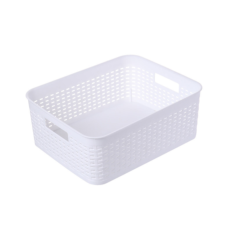 多规格收纳筐家用加厚收纳筐浴室厨房零食文具书本整理收纳篮