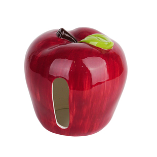 红色苹果纸巾盒陶瓷客厅创意高级感高颜值可爱抽纸盒餐巾纸收纳盒