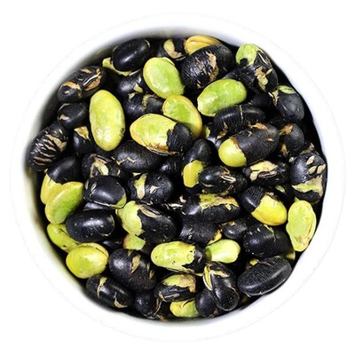 新疆特产炒黑豆薄盐干炒熟黑豆绿芯原香酥脆休闲坚果干果零食炒货