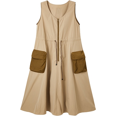 焦糖拿铁连衣裙两件套