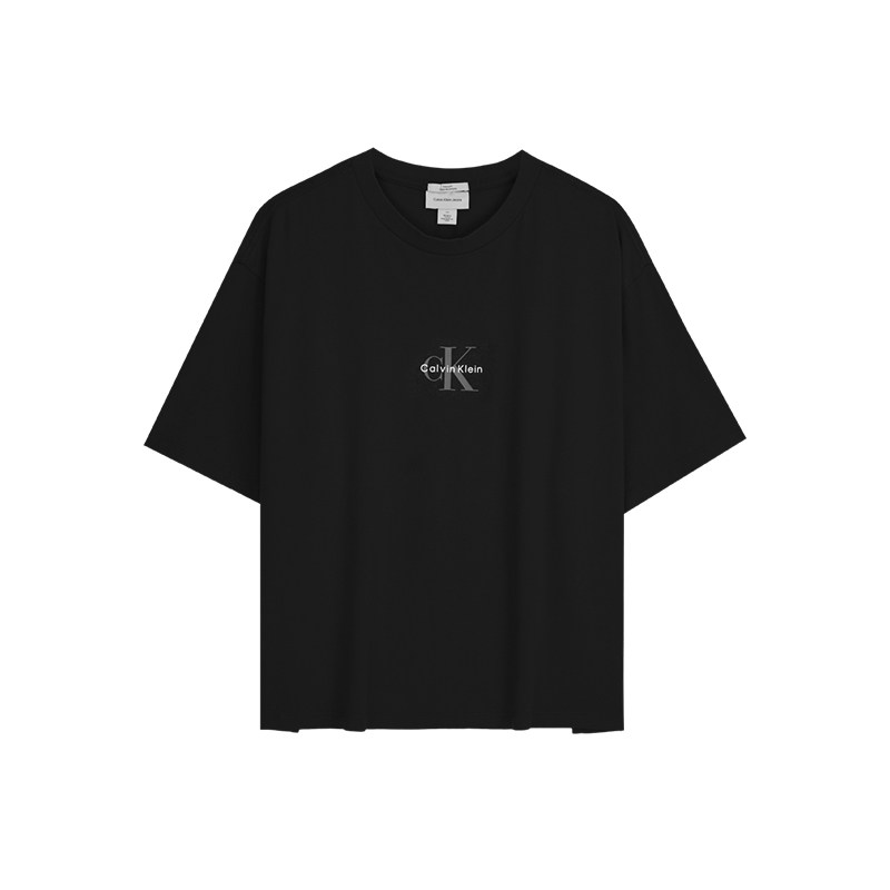【重磅纯棉】CKJeans26春夏男女情侣美式潮流休闲印花宽松短袖T恤