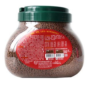 台湾海丰宝赠红血鹦鹉宝增红鱼食地图鱼饲料发财增艳鱼粮中型颗粒